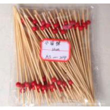 Whosale BBQ Farbe Bambus Sticks &amp; Spieß